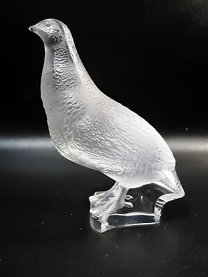 Buy Vtg Lalique Crystal France Partridge Perdrix Depout #1255 Figurine  • 134.26£