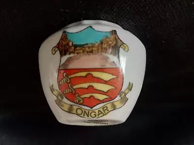 Buy Crested China - ONGAR Crest - Hat Pin/Match Holder - Arcadian. • 5.60£