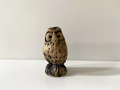 Buy Ceramic Owl Beige Brown Delfa Pottery Wales Ornament 7 Cm • 6.95£