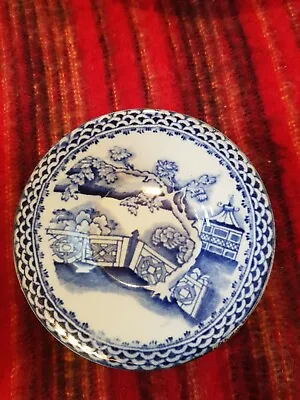 Buy  Antique Victorian Clyde Burslem Blue And White Saucers Thomas Till & Sons • 5£