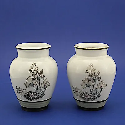 Buy Two Vintage Denby Romance Vases - 14cm/5.5  High • 9.99£
