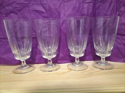Buy Set Of 4 Cut Glass Wine Glasses • 5£