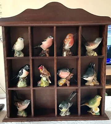 Buy Beautiful Collection Of 11 Beswick Bird Figurines In Wooden Display Stand • 85£