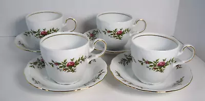 Buy 4 Sets Cups & Saucers Johann Haviland Tradition Moss Rose Very Nice! • 19.17£