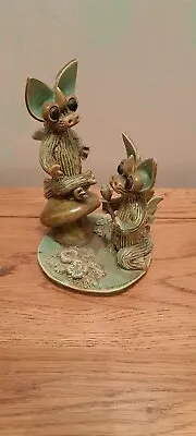 Buy Vintage England Yare Design Pottery Baby Dragons On Mushroom • 84.95£