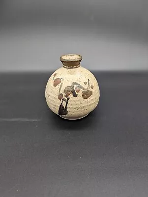 Buy Studio Pottery Decorative Round Vase With Makers Stamp W • 35£