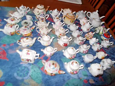 Buy Miniature Porcelain/Bone China/Ceramic Teapots Selection - Gift/Birthday/Xmas • 2£