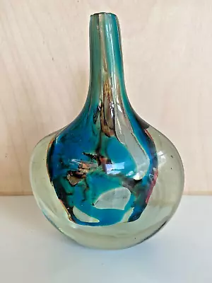 Buy Mdina Glass Faceted Sculptural Axe Glass Vase Vintage Malta • 25£