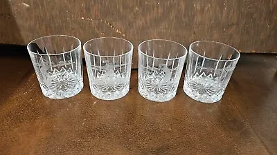 Buy 4 Stunning Edinburgh Crystal Etched Golf Whisky Tumbler Glasses - Christmas • 4.20£