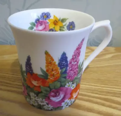 Buy Vintage QUEEN'S Regal Heritage Fine Bone China Mug Flowers Tea Cup • 5£