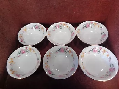 Buy * Set 6 Duchess   Memories   6.5  Cereal / Soup / Pudding  Bowls  Free Uk Post • 28.99£