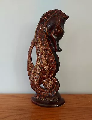 Buy 1970s Fosters Pottery Cornwall Seahorse Vase/jug Honeycomb  Pattern 953851 • 34£