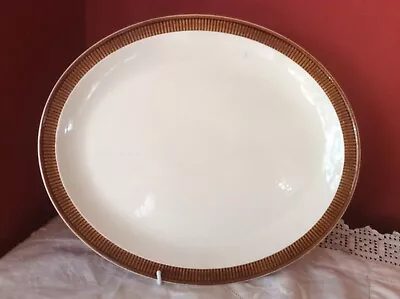 Buy Poole Pottery Chestnut Large Platter 13” X 11” • 12£