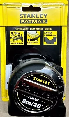 Buy Stanley STA533891 FatMax Xtreme Metric/ Imperial Tape Measure 8m/26ft 5-33-891 • 23.95£