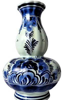 Buy DELFT Blue White Vase Delftware Pottery Holland • 89.92£