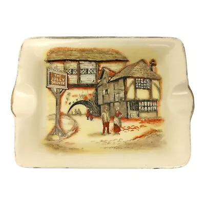 Buy Vintage English Ware Lancaster Sandland The Jolly Drover Street Scene Ashtray • 9.01£