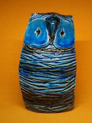 Buy FLAVIA BITOSSI Rimini Blue Owl Aldo Londi Pottery Figurine Ceramiche Art 49 Used • 174.49£