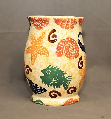 Buy Rare Early Moorland  Vase - Sea Creatures Design By Kate Malone - 1980's • 200£