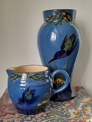 Buy Longpark Torquay Kingfisher Jug And Vase • 30.99£