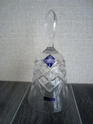 Buy Edinburgh Crystal Cut Glass Bell Christmas Decoration With Glass Clapper • 6.99£