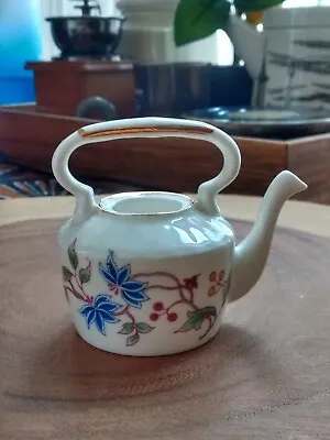 Buy Vintage Hammersley Miniature Teapot - Collectible Porcelain Decor • 10.39£