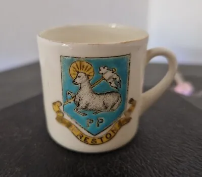 Buy Tiny Vintage Preston Crest Warwick China Crested Ware Cup • 5£
