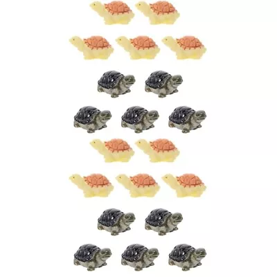 Buy  20 Pcs Aquarium Pet Ornament Resin Miniature Turtle Figurines Animals • 11.18£