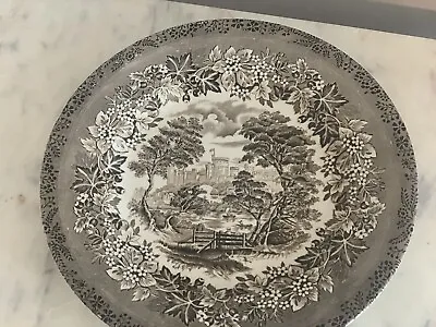 Buy English Ironstone Tableware Staffordshire Under Glaze Printing - Castle • 3.99£