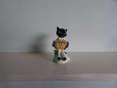 Buy Cute Goebel W. Germany Vintage Black Cat With Accordion  Band Musicians Ex Cond • 8£