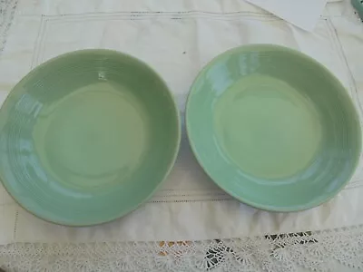 Buy Vintage Woods Ware Beryle  England 2 X Soup/cereal Bowls. • 4£