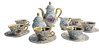 Buy English Porcelain Tea Set Floral Vintage Style China Teapot Wedding Gift For Her • 76.72£