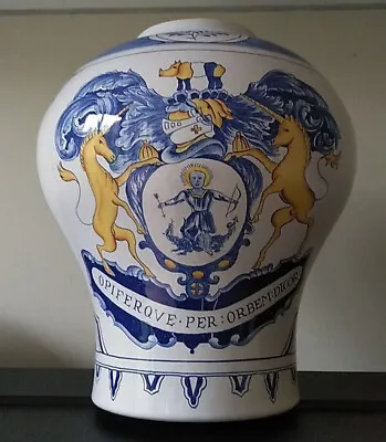 Buy Large Replica Delftware Jar: Worshipful Society Of Apothocaries - 34cm Tall • 90£
