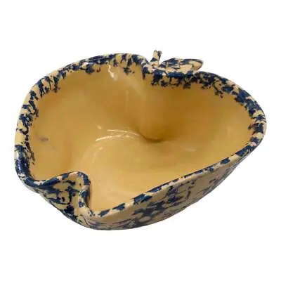 Buy Vintage 1988 Stillmeadow Pottery 6  Speckled Blue Apple Bowl Deep Dish Jim Ralph • 15.33£