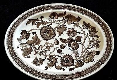 Buy Ridgway Jacobean Staffordshire Brown Multi Colour 14¼ Inch Oval Platter Plate  • 19.99£
