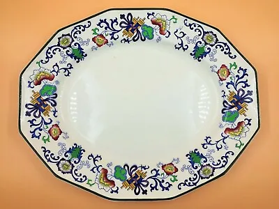 Buy Royal Doulton Nankin Pottery Green Edged Serving Platter. 597783. 15.5 . • 55£
