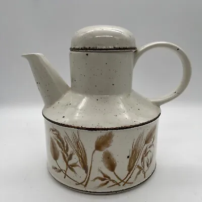 Buy Vintage Wedgwood Midwinter Stonehenge Wild Oats Teapot Pot With Lid 6 3/4  • 30.25£