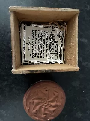 Buy Vintage Pottery Flower Stamp Gosforth  • 9.99£