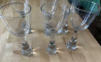 Buy VINTAGE HOLMEGAARD PRINCESS STYLE CLEAR GLASS WINE GLASSES (Set Of 6) • 149£