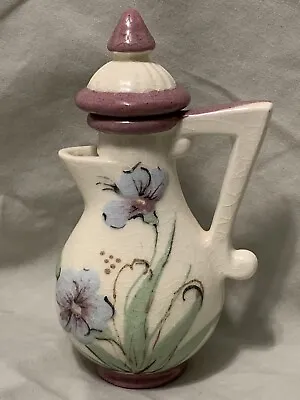 Buy Antique Miniature Child’s  Porcelain Tea Pot Floral Very Unique No Chips • 15.65£
