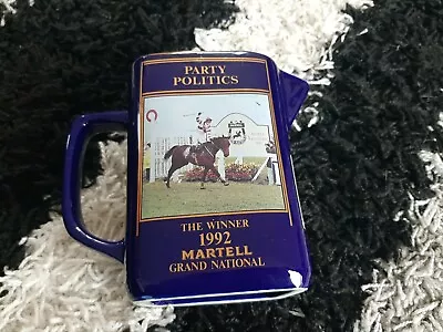 Buy Martell Grand National Jug - Seton Pottery - Party Politics 1992- No. 4368/10000 • 9.99£