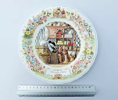 Buy Wedgewood Foxwood Tales ' Mr Gruffeys Shop' Brian Paterson Collectable Plate • 3.20£