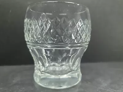 Buy Antique Edwardian Cut Glass Crystal Whiskey Tumbler 8cm • 15£
