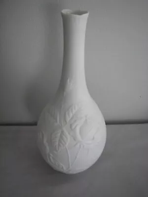 Buy Kaiser Bisque White Matte Bud Vase # German Mid Century 8.5  M.Frey # 664 ROSES • 18.85£