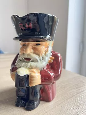 Buy Chelsea Pensioner Staffordshire Shorter And Sons Hand Painted Toby Jug • 10£
