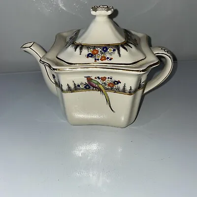 Buy Royal Winton Grimwades Stafford Vtg Gold Floral Quail Chintz English Teapot Lid • 69.26£