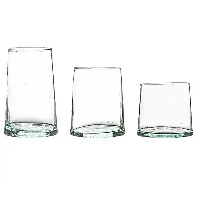 Buy Tumbler Drinking Glasses | Glass Clear, Green, Blue | Essentials On EBay • 36£