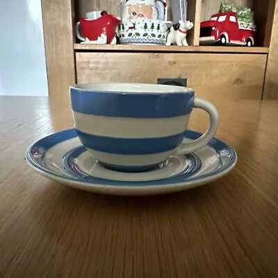 Buy T G Green Cornishware Small Cup And Saucer • 3£