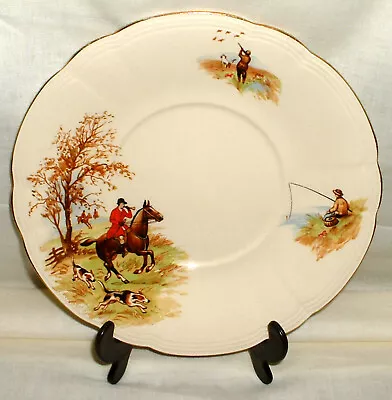 Buy Alfred Meakin   Country Life   Hunting Shooting Fishing 9  Sandwich Plate • 7.99£