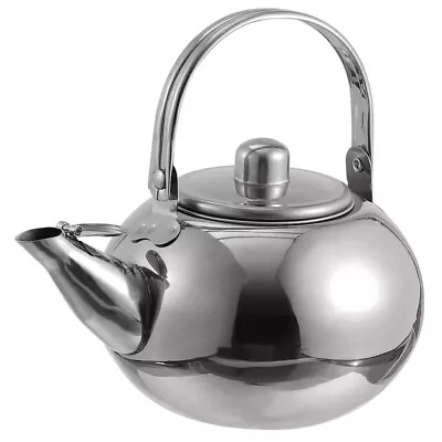 Buy  Stainless Steel Pot Tea Kettle With Infuser Loose Leaf Teapot • 10.99£