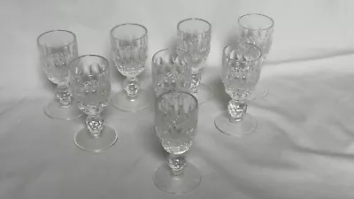 Buy Waterford Colleen Cordial Glasses 1oz X 8 Excellent Condition • 45£
